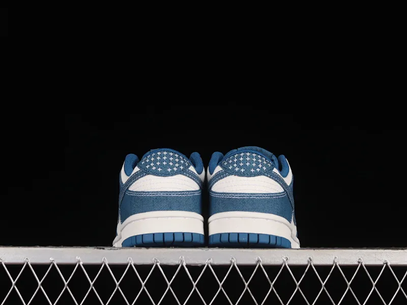 All categories Nk SB Dunk series Nk SB Dunk Low low-top sneakers Nk Dunk Low "Industrial Blue" Sashiko embroidery theme SB low-top sports and leisure sneakers DV0834-101
